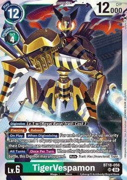 TigerVespamon (BT18-056) (V.1) - Special Booster Ver 2.0 (Super Rare) [SB2.0-056]