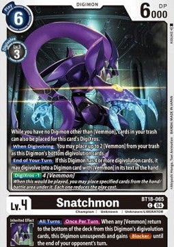 Snatchmon (BT18-065) - Special Booster Ver 2.0 (Common) [SB2.0-065]