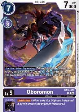 Oboromon (BT18-080) - Special Booster Ver 2.0 (Common) [SB2.0-080]