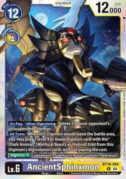 AncientSphinxmon (BT18-084) - Special Booster Ver 2.0 (Rare) [SB2.0-084]