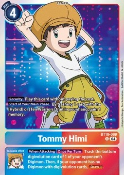 Tommy Himi (BT18-089) - Special Booster Ver 2.0 (Rare) [SB2.0-089]