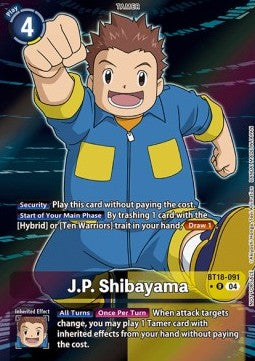 J.P. Shibayama (BT18-091) (V.2) - Special Booster Ver 2.0 (Alternative Art) [SB2.0-091]