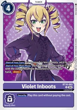 Violet Inboots (BT18-093) (V.1) - Special Booster Ver 2.0 (Uncommon) [SB2.0-093]