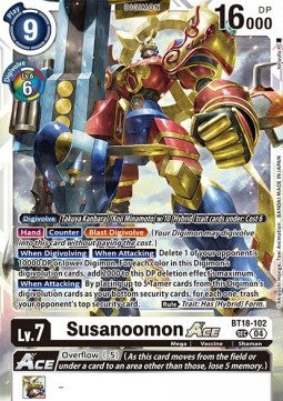 Susanoomon Ace (BT18-102) (V.1) - Special Booster Ver 2.0 (Secret Rare) [SB2.0-102]