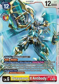 Dynasmon (X Antibody) (BT19-042) (V.1) - Special Booster Ver 2.0 (Super Rare) [SB2.0-BT19-042]