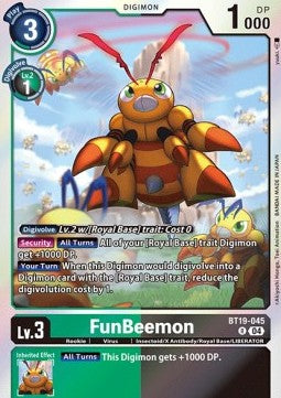 FunBeemon (BT19-045) - Special Booster Ver 2.0 (Rare) [SB2.0-BT19-045]