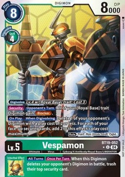 Vespamon (BT19-052) (V.2) - Promos: Special Booster Ver 2.0 (Alternative Art) [SB2.0P-BT19-052]