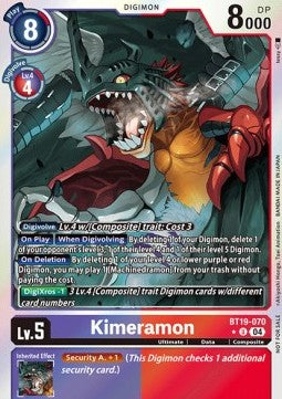 Kimeramon (BT19-070) (V.2) - Promos: Special Booster Ver 2.0 (Alternative Art) [SB2.0P-BT19-070]