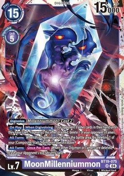 MoonMillenniummon (BT19-075) (V.1) - Special Booster Ver 2.0 (Super Rare) [SB2.0-BT19-075]