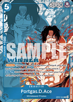 Portgas.D.Ace (OP07-053) (V.2) - Unnumbered Promos (Rare) [UP-OP07-053]