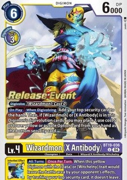 Wizardmon (X Antibody) (BT19-036) - Promos: Special Booster Ver 2.0 (Uncommon) [SB2.0P-BT19-036]