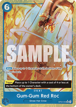 Gum-Gum Red Roc (OP04-056) (V.4) - The Best (Alternate Art) [PRB01-OP04-056]