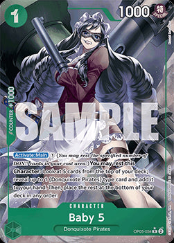 Baby 5 (OP05-034) (V.3) - The Best (Rare) [PRB01-OP05-034]