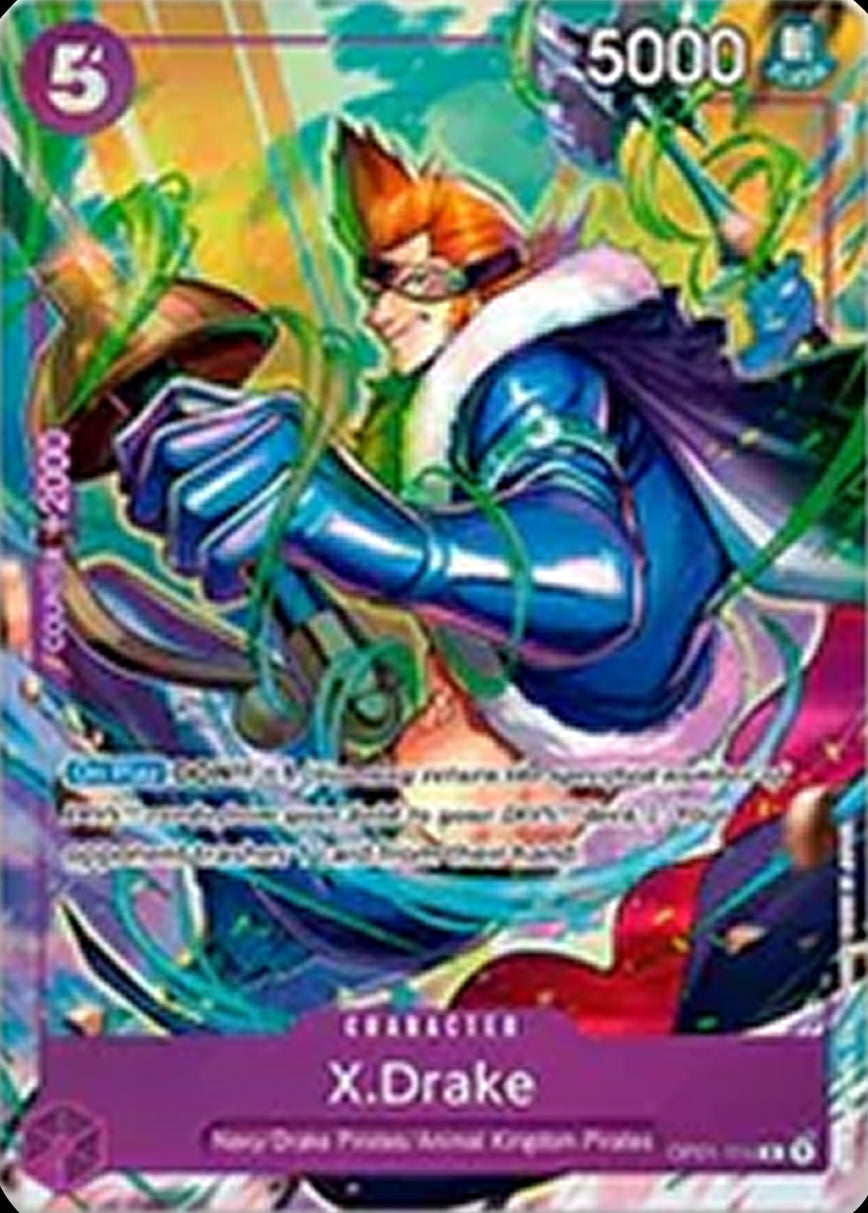 X.Drake (OP01-114) - Unnumbered Promos (Rare) [UP-OP01-114]