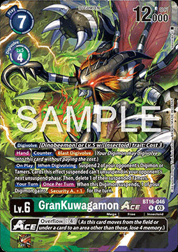 GranKuwagamon Ace (BT16-046) - Special Limited Set (Alternative Art) [SLM-BT16-046]
