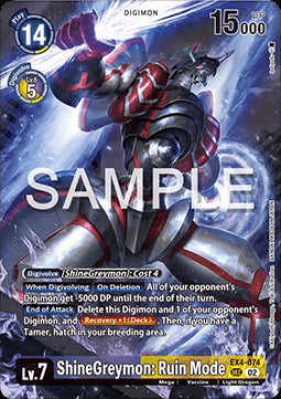 ShineGreymon: Ruin Mode (EX4-074) - Special Limited Set (Alternative Art) [SLM-EX4-074]