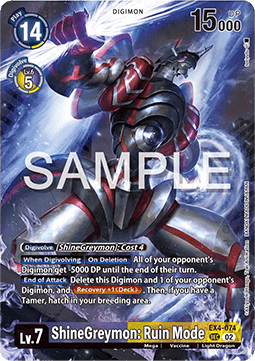 ShineGreymon: Ruin Mode (EX4-074)