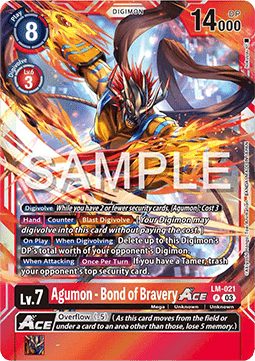 Agumon - Bond of Bravery Ace (LM-021)