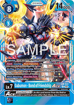 Gabumon - Bond of Friendship Ace (LM-022)