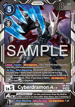 Cyberdramon Ace (LM-025) - Special Limited Set (Promo) [SLM-025]