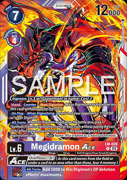 Megidramon Ace (LM-026) - Special Limited Set (Promo) [SLM-026]