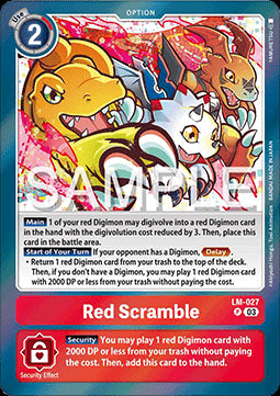 Red Scramble (LM-027) - Special Limited Set (Promo) [SLM-027]