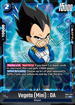 Vegeta (Mini) : DA (FB04-045)  (V.1 - Super Rare) - Ultra Limit [Fusion World] (Super Rare) [FB04-045]
