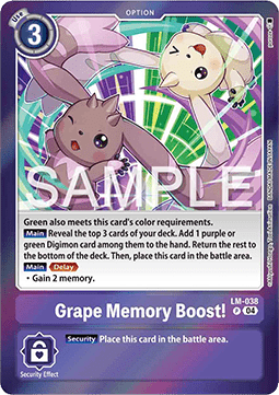 Grape Memory Boost! (LM-038)