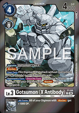 Gotsumon (X Antibody) (P-144) - Special Limited Set (Alternative Art) [SLM-P-144]