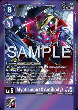 Myotismon (X Antibody) (P-145) - Special Limited Set (Alternative Art) [SLM-P-145]