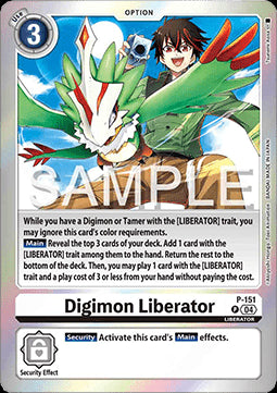 Digimon Liberator (P-151) - Special Limited Set (Alternative Art) [SLM-P-151]