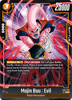 Majin Buu : Evil (FB04-093)  (V.1 - Super Rare) - Ultra Limit [Fusion World] (Super Rare) [FB04-093]