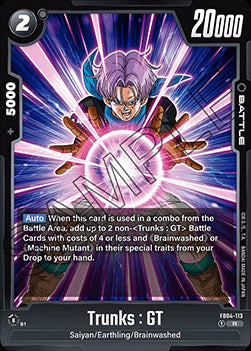 Trunks : GT (FB04-113) - Ultra Limit [Fusion World] (Rare) [FB04-113]