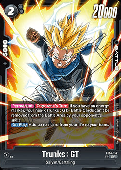 Trunks : GT (FB04-114)  (V.1 - Super Rare) - Ultra Limit [Fusion World] (Super Rare) [FB04-114]