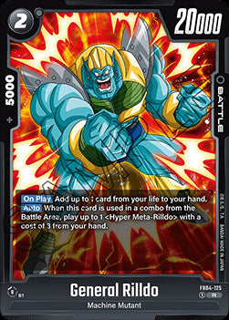 General Rilldo (FB04-125) - Ultra Limit [Fusion World] (Rare) [FB04-125]