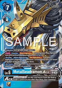 MetalSeadramon Ace (EX8-026) (V.1) - Chain of Liberation (Super Rare) [EX-08-026]