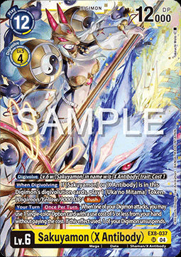 Sakuyamon (X Antibody) (EX8-037) (V.1) - Chain of Liberation (Super Rare) [EX-08-037]