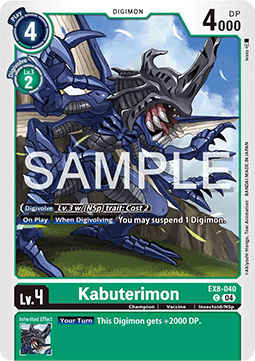Kabuterimon (EX8-040) (V.1) - Chain of Liberation (Common) [EX-08-040]