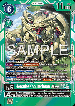 HerculesKabuterimon Ace (EX8-044) (V.1) - Chain of Liberation (Super Rare) [EX-08-044]