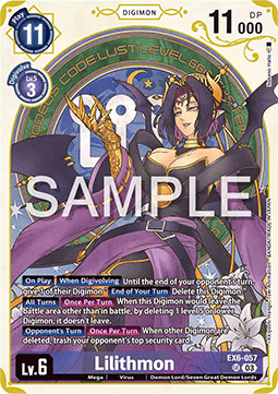 Lilithmon (EX6-057) - Premium Bandai Products (Alternative Art) [PB-XX-EX6-057]