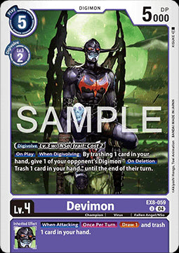 Devimon (EX8-059) (V.1) - Chain of Liberation (Uncommon) [EX-08-059]