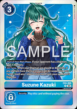 Suzune Kazuki (EX8-066) (V.1) - Chain of Liberation (Rare) [EX-08-066]