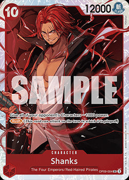 Shanks (OP09-004) (V.1) - Emperors in the New World (Super Rare) [OP09-004]