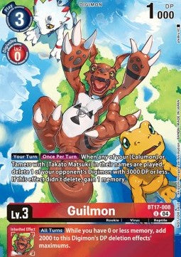Guilmon (BT17-008) - Chain of Liberation (Alternative Art) [EX-08-BT17-008]