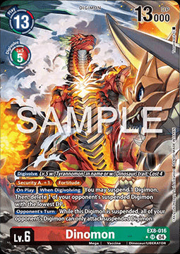 Dinomon (EX8-016) (V.2) - Chain of Liberation (Alternative Art) [EX-08-016]