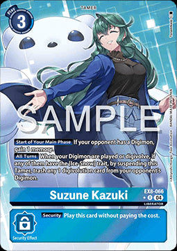 Suzune Kazuki (EX8-066) (V.2) - Chain of Liberation (Alternative Art) [EX-08-066]