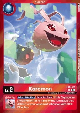 Koromon (EX8-001) (V.2) - Chain of Liberation (Alternative Art) [EX-08-001]