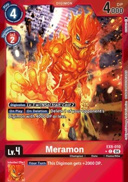 Meramon (EX8-010) (V.2) - Chain of Liberation (Alternative Art) [EX-08-010]