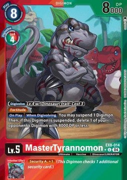 MasterTyrannomon (EX8-014) (V.2) - Chain of Liberation (Alternative Art) [EX-08-014]