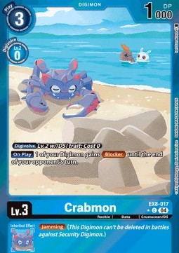 Crabmon (EX8-017) (V.2) - Chain of Liberation (Alternative Art) [EX-08-017]